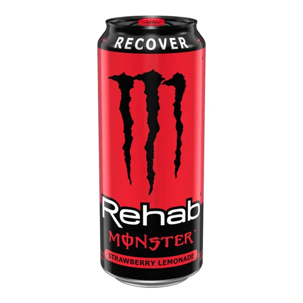 Monster, Клубничный лимонад · с сахарозаменителем