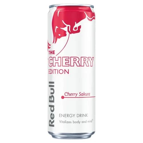 Red Bull, Вишня + Сакура · с сахарозаменителем